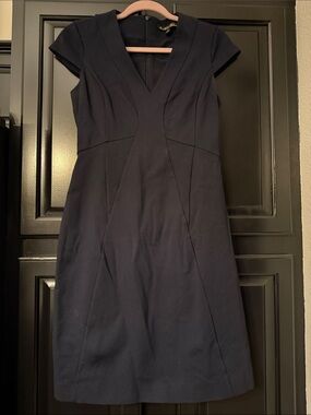 Brooks Brothers Navy Sheath Dress size 4